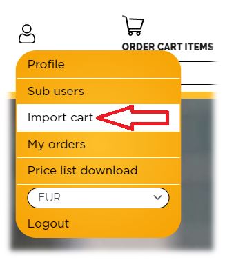 Import cart