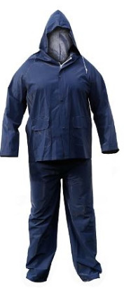 Safety First PVC Regenanzug d.blau L