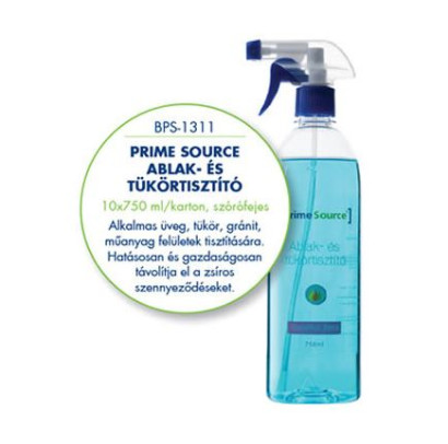 Prime Source 1311 Ablak- és tükörtisztító, szórófejjel 750 ml