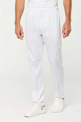 WK704 UNISEX BAUMWOLLHOSE, white 2XL