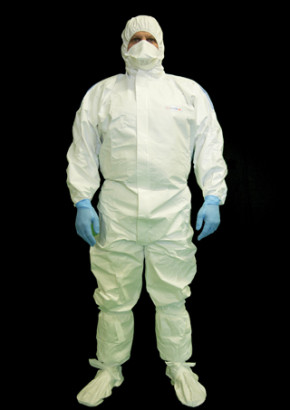 Partiguard TB overall, kapucnis, szellőző kék hát, fehér S