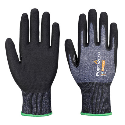 SG Cut C15 Eco Nitril-Handschuhe (Pk12) Blau/Schwarz L