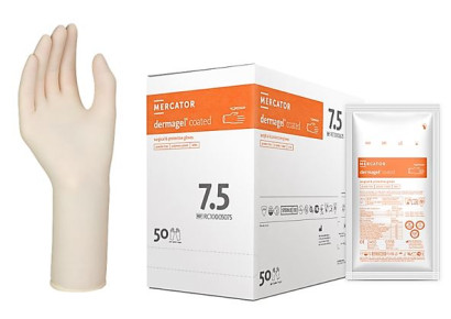 púdermentes steril kesztyű DERMAGEL 7-es