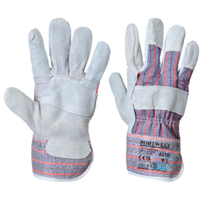 Canadian Rigger Handschuh grau XL