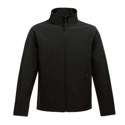 RETRA628 ABLAZE BEDRUCKBARE SOFTSHELL-JACKE FÜR HERREN black 2XL