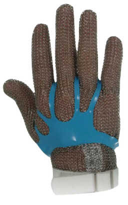 Lánckesztyű feszítő gumi kék M