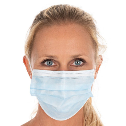 Mundschutz Hygostar Typ II, 3-lagig, PP, einzeln verpackt