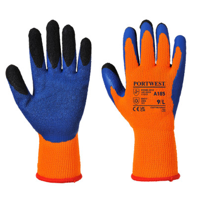 Duo-Therm Handschuh orange/blau L