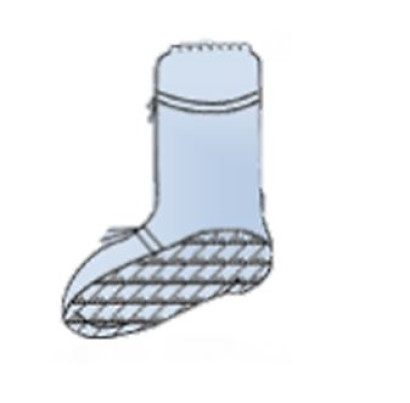 Cleanguard csizmavédő csúszásm. talp, gumis szél, 4 kötővel 36 cm 10 pár/cs.