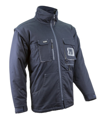 NAVY II winterjacke dunkelblau-grau L