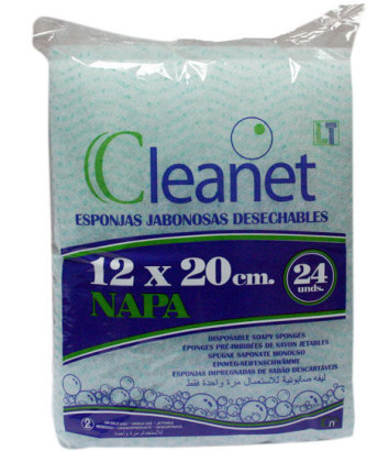 Cleanet Einweg Seifenschwamm (24St/Pak, 75Pak/Krt)