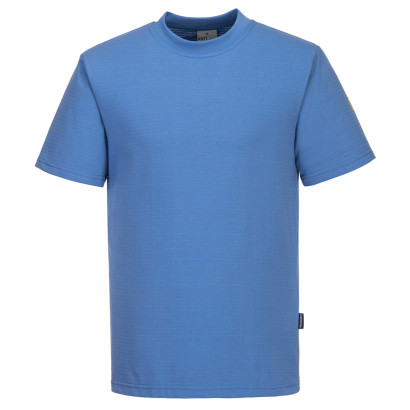 Antistatisches ESD T-Shirt Hamilton Blau L