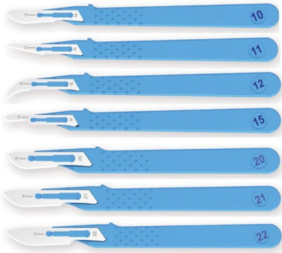 Skalpellklinge mit griff gima 11