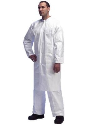 TYVEK Mantel ohne Taschen L