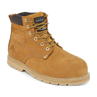 Stahl Aktions - Lederstiefelette SBP HRO Honig 39