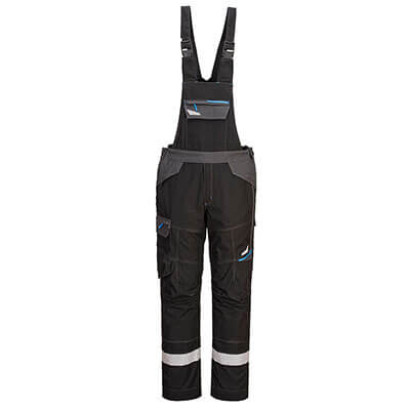 WX3 Modaflame Work FR Latzhose Schwarz L
