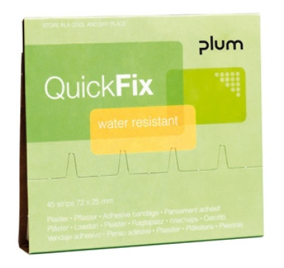 PLUM QUICKFIX Klebebinde Nachfüllung wasserfest 45 Stk