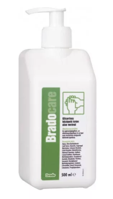 BRADOCARE ALOE VERA KÉZVÉDŐ KRÉM 500 ML