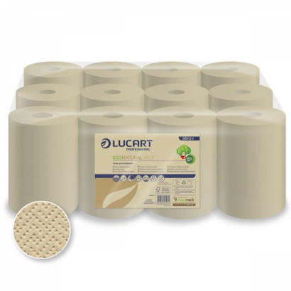 Kéztörlő EcoNatural 14 CF tekercses belső adagolású Lucart 2 rtg