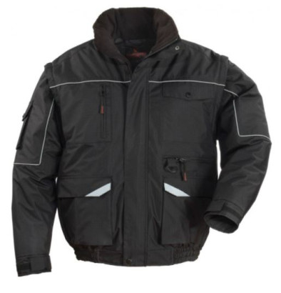 Jacke Multipockets RIPSTOP schwarz L