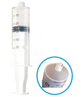 EW-Spritze 3-teilig 50 ml Perfusor / Luer-lock-Ende