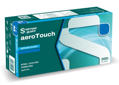 Semperguard aeroTouch nitril puderfreier Handschuh S