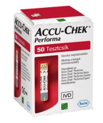 Teststäbchen für accu-chek performa glucose 50