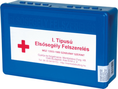 Arzneitruhe I. für 30 Personen, blau