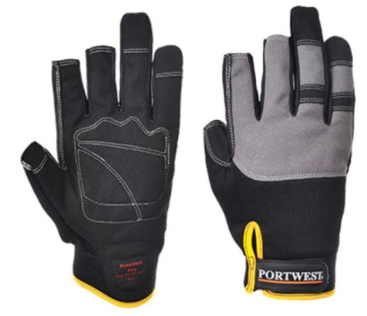 Powertool Pro Hochleistungs-Handschuh Schwarz L