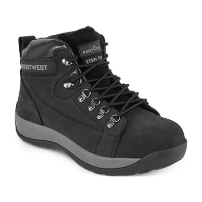 Steelite halbhoher Stiefel SB HRO Schwarz 38
