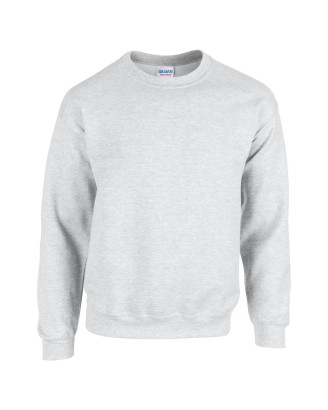 HEAVY BLEND™ SWEATSHIRT MIT RUNDHALSAUSSCHNITT FÜR ERWACHSENE Ash 2XL