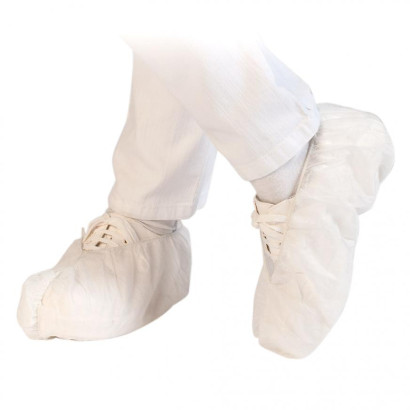 Einweg-Überschuhe Antirutsch PP Hygostar weiß 40cm