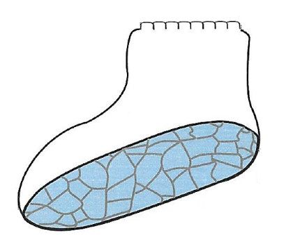 Sprayguard Schuhüberzug, Höhe 18 cm, Fußlänge 31 cm