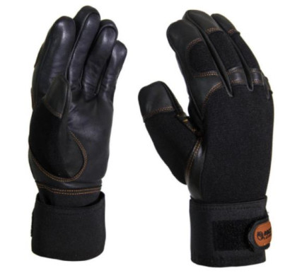 Vibrationsdämpfender Handschuh aus Rindkernleder, Größe 9