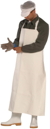 Metzgerschürze, weiß 70X100