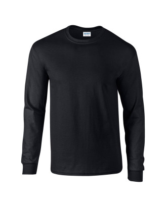 ULTRA COTTON™ LANGARM-T-SHIRT für Erwachsene Black 2XL