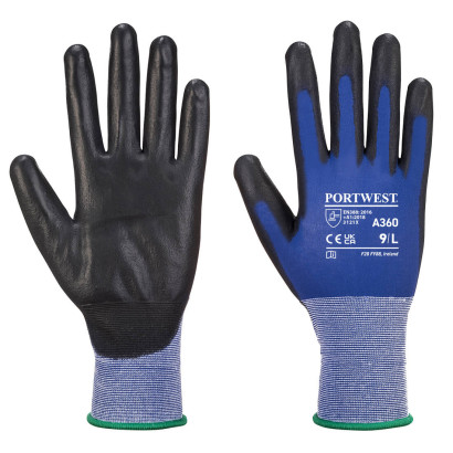 Senti-Flex Handschuh blau/schwarz L