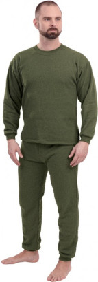 Thermo-T-Shirt 100% Baumwolle grün M