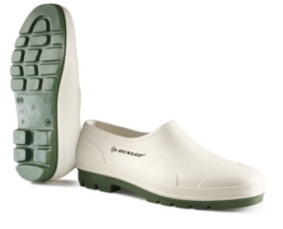 Dunlop Wellie weiße PVC-Hausschuhe 35-36