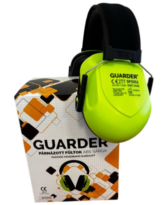 Guarder Gepolstertes Stirnband Ohrenschützer gelb