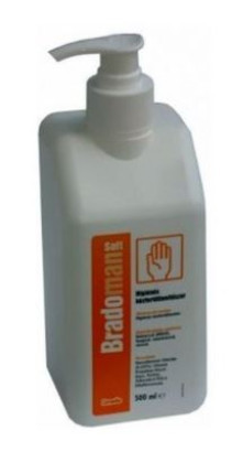 BRADOMAN SOFT KÉZFERTŐTENÍTŐ 500 ML, PUMPÁS