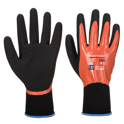 Dermi Pro Handschuh Orange/Schwarz L