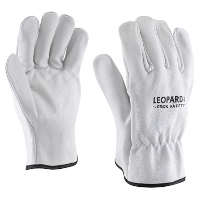 Marha teljes színbőr sofőrkesztyű, szürke, 8