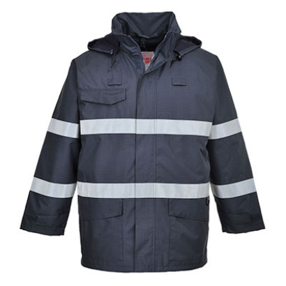 Bizflame MULTISAFE Regenjacke Marine 4XL