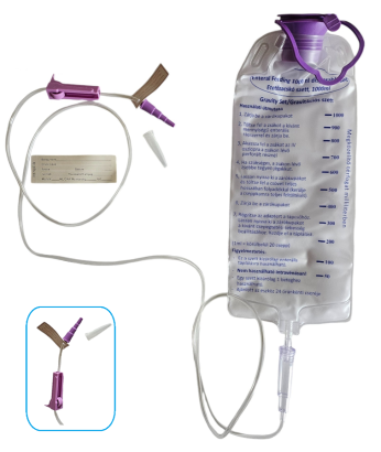 Enterales Ernährungsset, Schwerkraft, 1 Liter