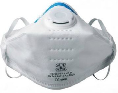 Supair 23305 FFP3SL NR D Flach Falten Maske