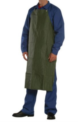 PVC Schürze, grün, 110 x 75 cm