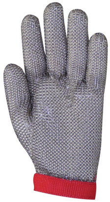 Kettenhandschuhe, Fünffinger (A) grün XS