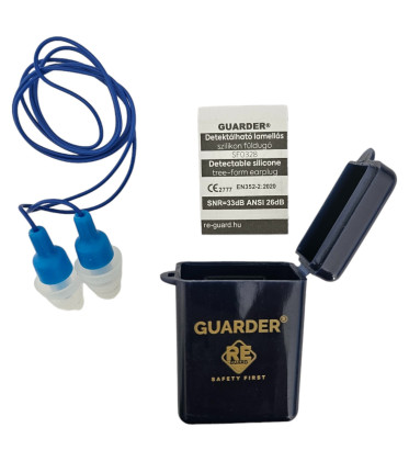 GUARDER® Detektierbarer Silikon-Ohrstöpsel mit Lamellen