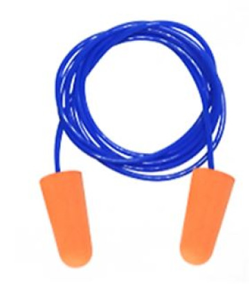 Guarder Pu Foam Bullet Ohrstöpsel mit Kordel orange